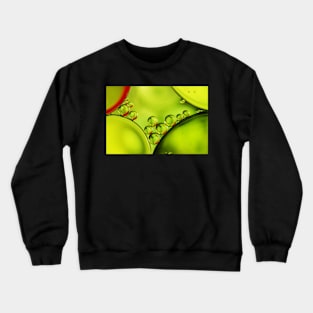 Button Green Oil Drops II Crewneck Sweatshirt